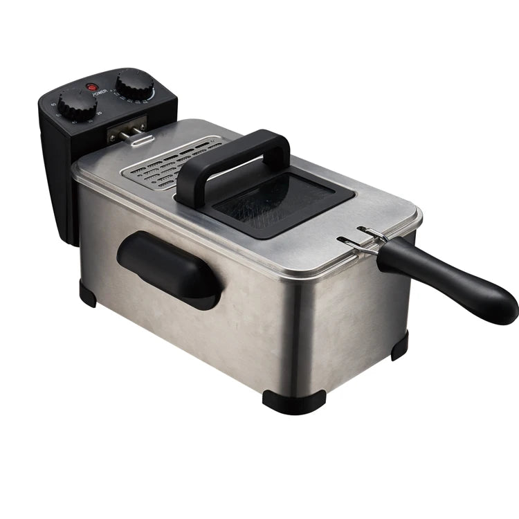 Industrial Deep Fryer Electric Countertop Deep Fryer Homeuse 3L Deep Fryer
