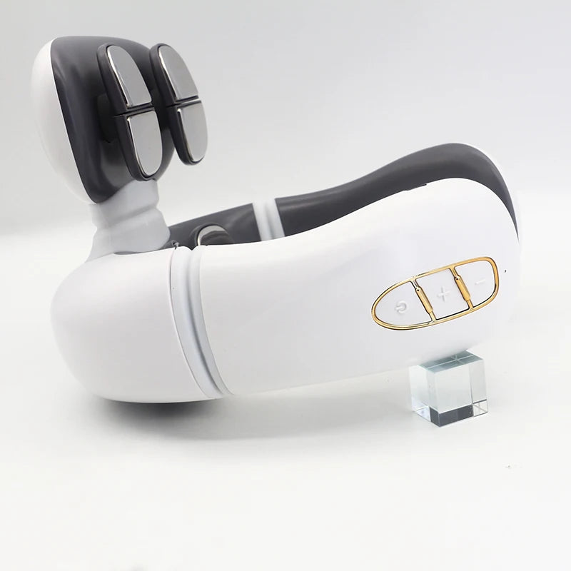 2025 Electric Intelligent 4D Neck Shoulder Massager EMS for Cervical Pain Relief Car Seat Kneading Device Intelligent Medical