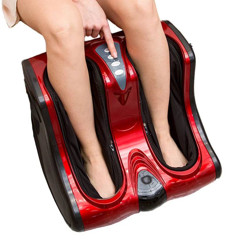 Newest Mini Shiatsu Kneading Electric Rolling Foot Massager Home Use Air Pressure Vibration Leg Calf Massager